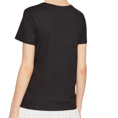 DKNY – Effortless Edge: Studded-Pocket Short-Sleeve Tee