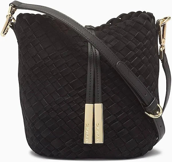 Calvin Klein Naomi Woven Crossbody – Textured Elegance, Effortless Versatility