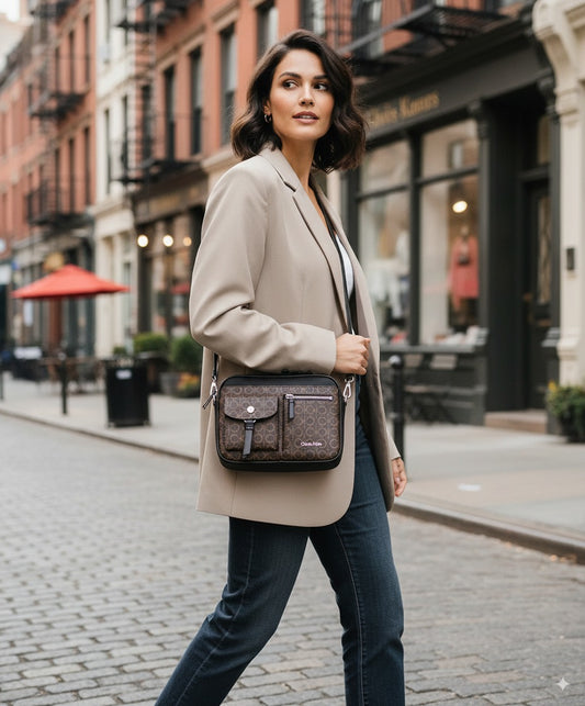 Calvin Klein Rossa Crossbody – Compact Design, Everyday Style