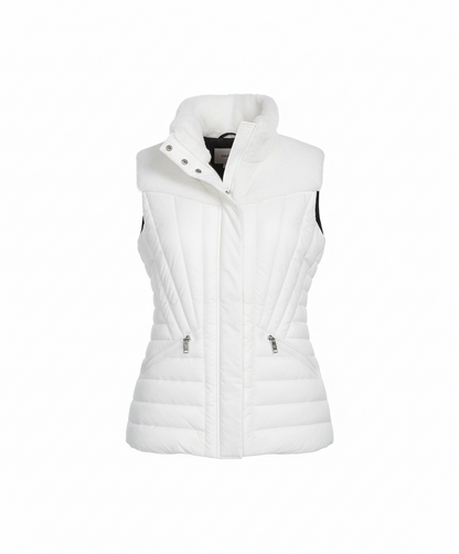 DKNY Women’s Sleeveless Puffer Vest – Chic Warmth for Every Season