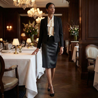 BCBG Women’s Open Front Jacket – Sleek Elegance with Everyday Versatility