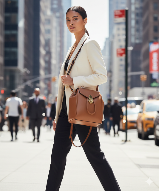 Calvin Klein Soft-Lock Convertible Backpack – Versatile Elegance in Motion