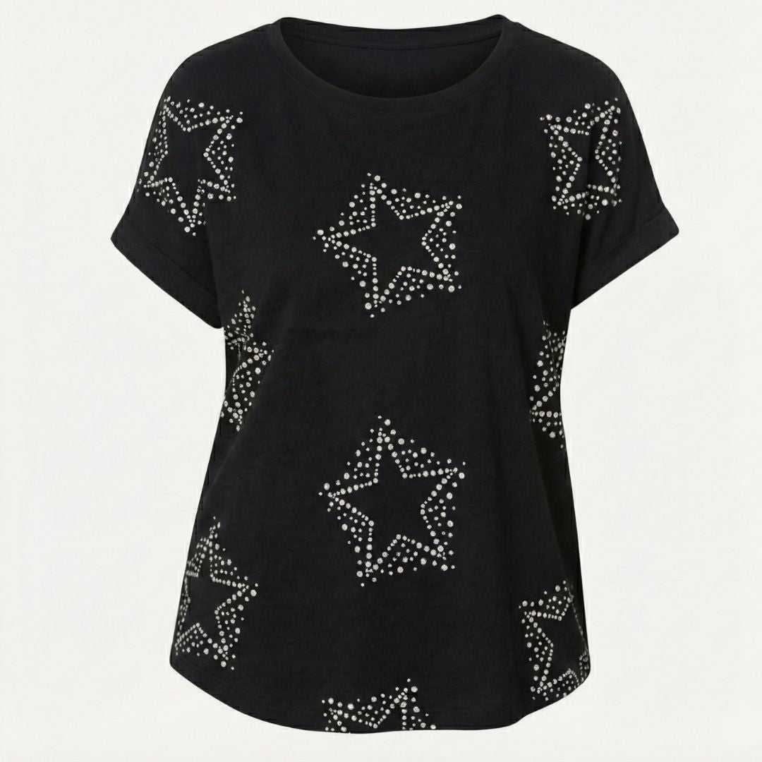 Buffalo David Bitton Women’s French Terry Short Sleeve Tee – Soft Luxe Comfort & Effortless Everyday Style