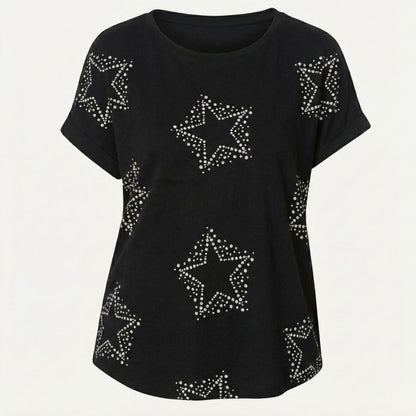 Buffalo David Bitton Women’s French Terry Short Sleeve Tee – Soft Luxe Comfort & Effortless Everyday Style