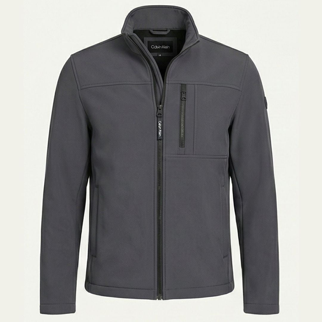 Calvin Klein Men's Infinite Stretch Soft Shell Jacket Water Resistant Lightweight
