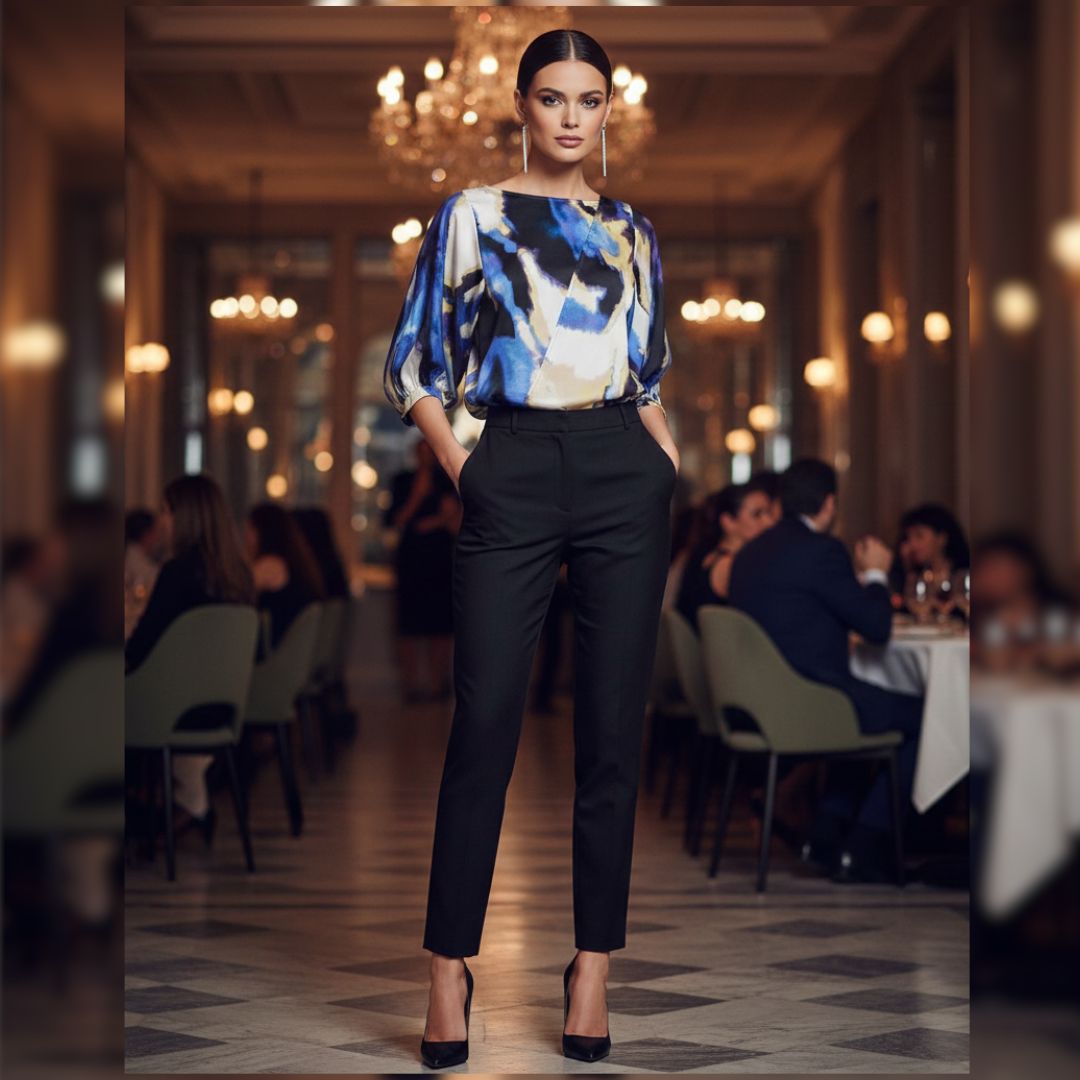 DKNY Women’s Asymmetric Neck Top – Modern, Sleek & Effortlessly Chic