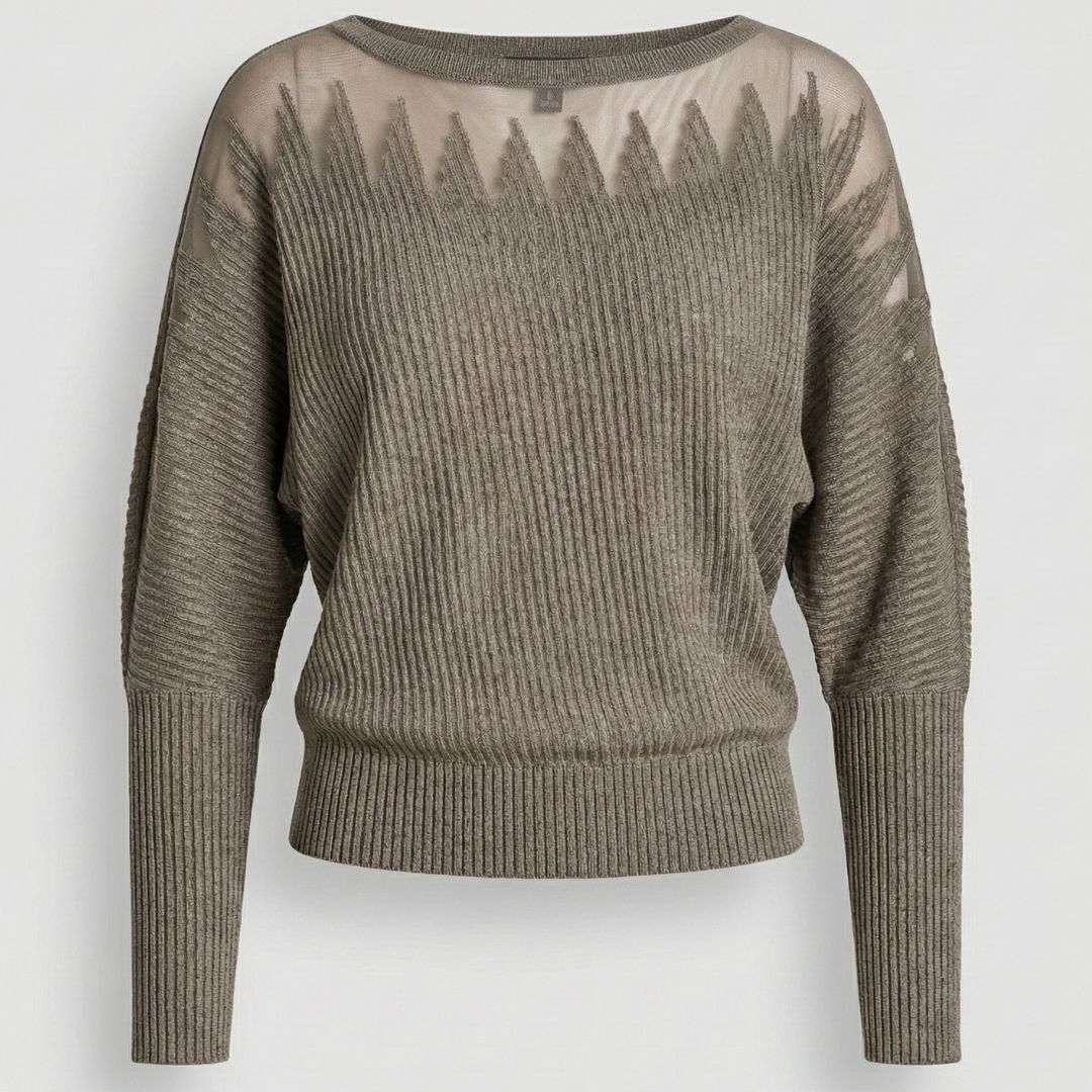 DKNY Ribbed Boatneck Top – Timeless Elegance with a Modern Fit