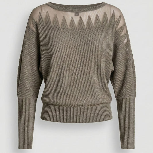 DKNY Ribbed Boatneck Top – Timeless Elegance with a Modern Fit