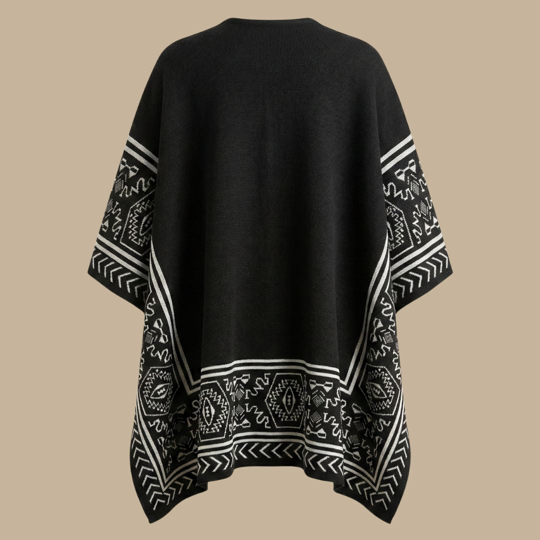 Zama: Architectural Knit Ruana
