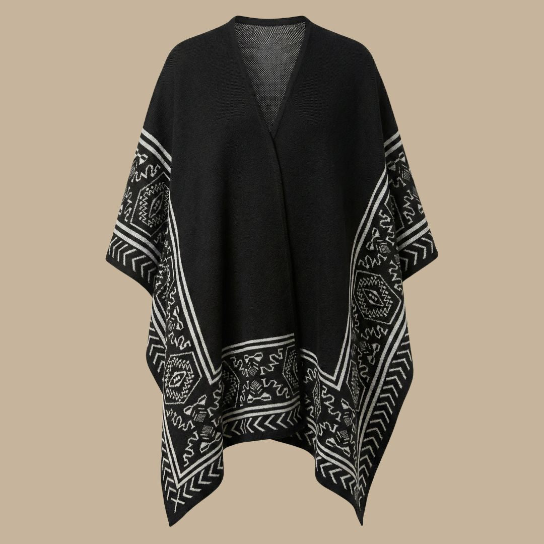 Zama: Architectural Knit Ruana