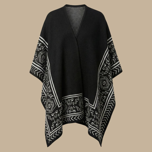 Zama: Architectural Knit Ruana