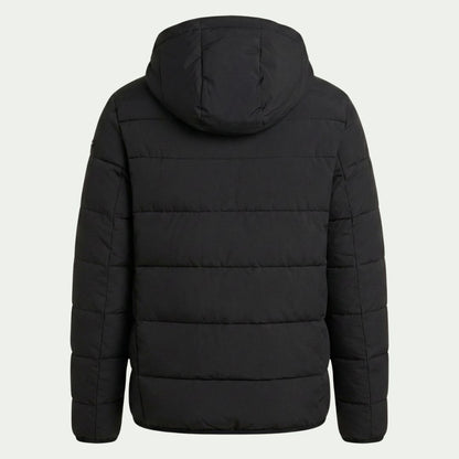 Calvin Klein Men's Chevron Stretch Puffer Jacket Sherpa Lined Hood